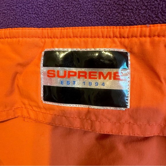 Supreme VINTAGE Fleece Pullover Zip Hood - Picture 3 of 9